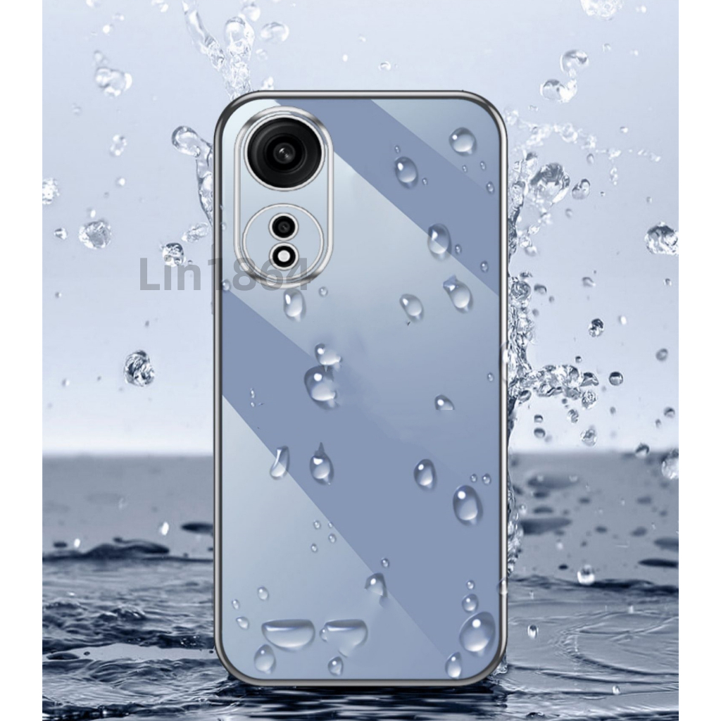 ốp lưng mềm mạ sang trọng tương thích với Cho OPPO A1Pro A93/F17Pro A93S A95 A97 A1K A16K A16 A16S A16E A17 Ốp silicon TPU màu trơn đơn giản case