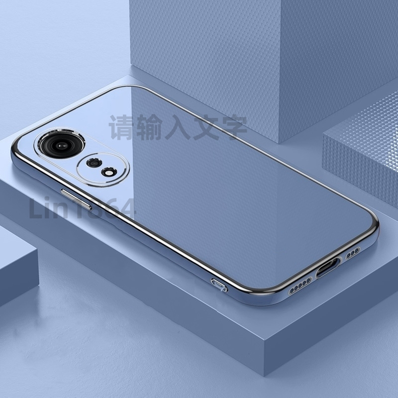 ốp lưng mềm mạ sang trọng tương thích với Cho OPPO A1Pro A93/F17Pro A93S A95 A97 A1K A16K A16 A16S A16E A17 Ốp silicon TPU màu trơn đơn giản case