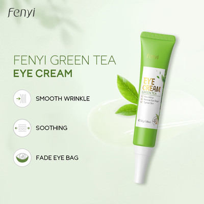 Kem dưỡng da mắt LAIKOU chiết xuất trà xanh 15 / 30g chống bọng mắt và nếp nhăn