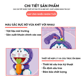 Đồ Chơi Lắp Ráp Hoạt Hình Dễ Thương