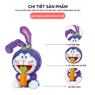 Đồ Chơi Lắp Ráp Hoạt Hình Dễ Thương