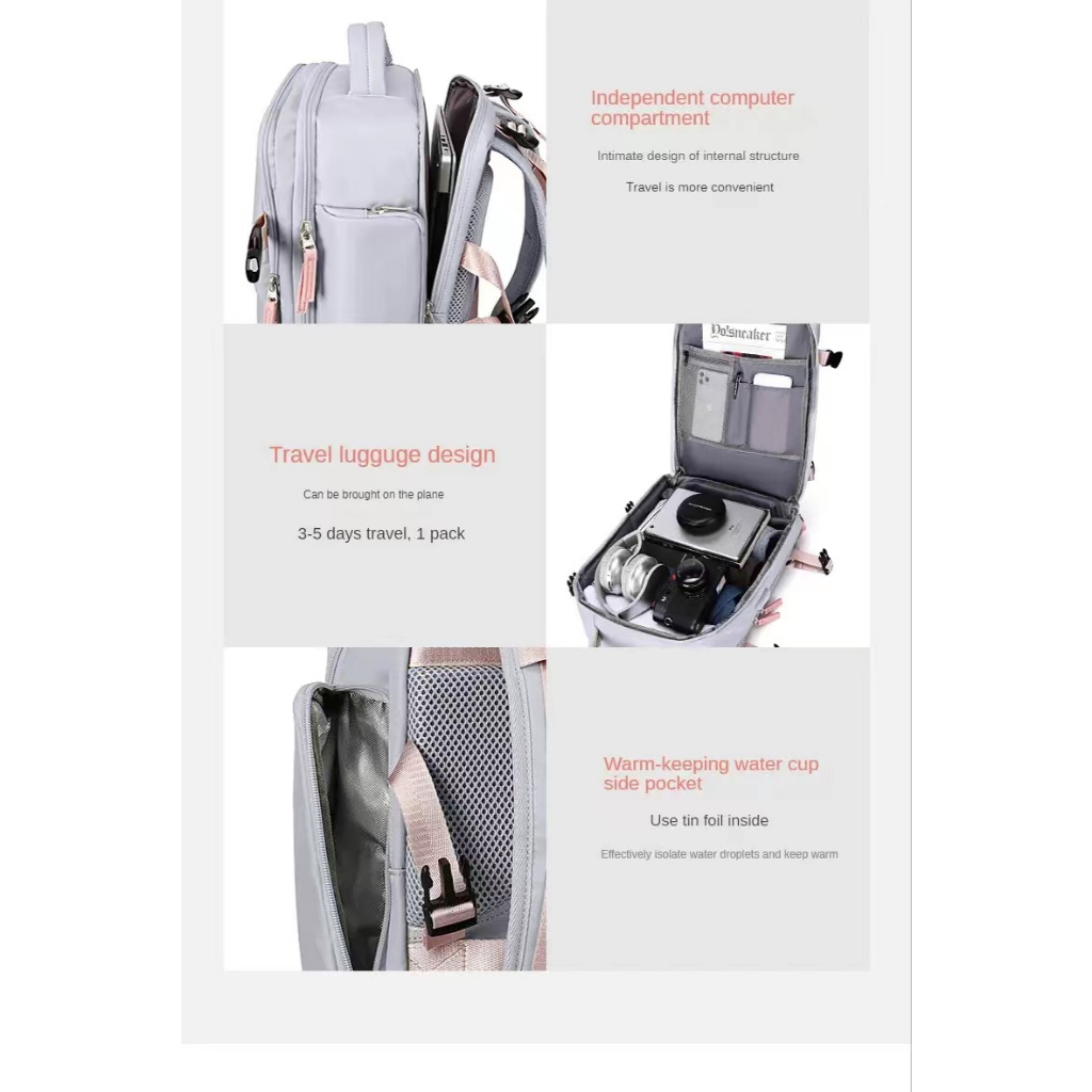 Ba Lô Du Lịch Đa Năng Chống Thấm Nước 35L