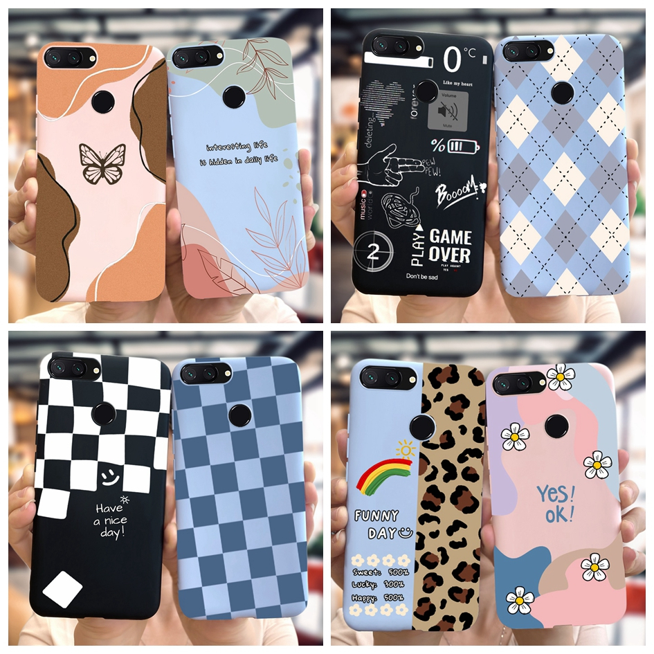 Ốp Điện Thoại TPU Dẻo Màu Sắc Ngọt Ngào Thời Trang Cho Xiaomi Mi 8 lite Xiaomi Mi8 lite Phone Mi8Lit