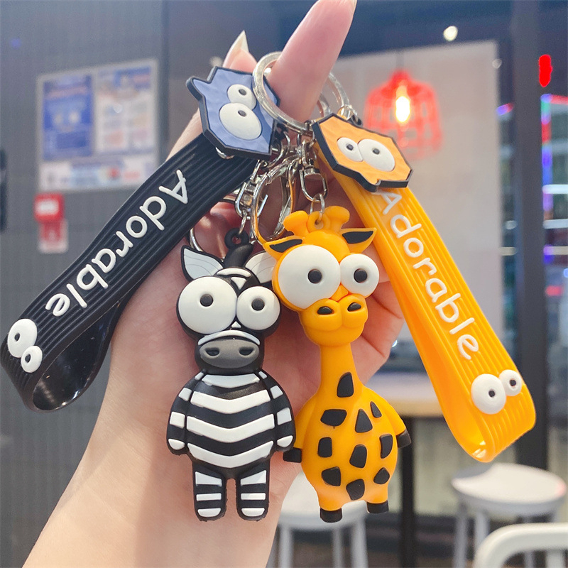 Móc Khóa Hình Hươu Cao Cổ Hoạt Hình Dễ Thương Vui Nhộn