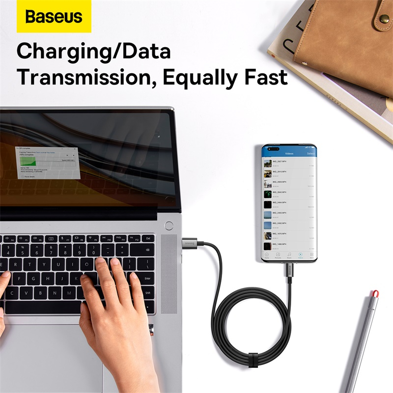 Cáp Sạc Nhanh Baseus 6A USB Type C Cho Huawei P30 P40 Pro 5A Huawei Honor 50 Pro