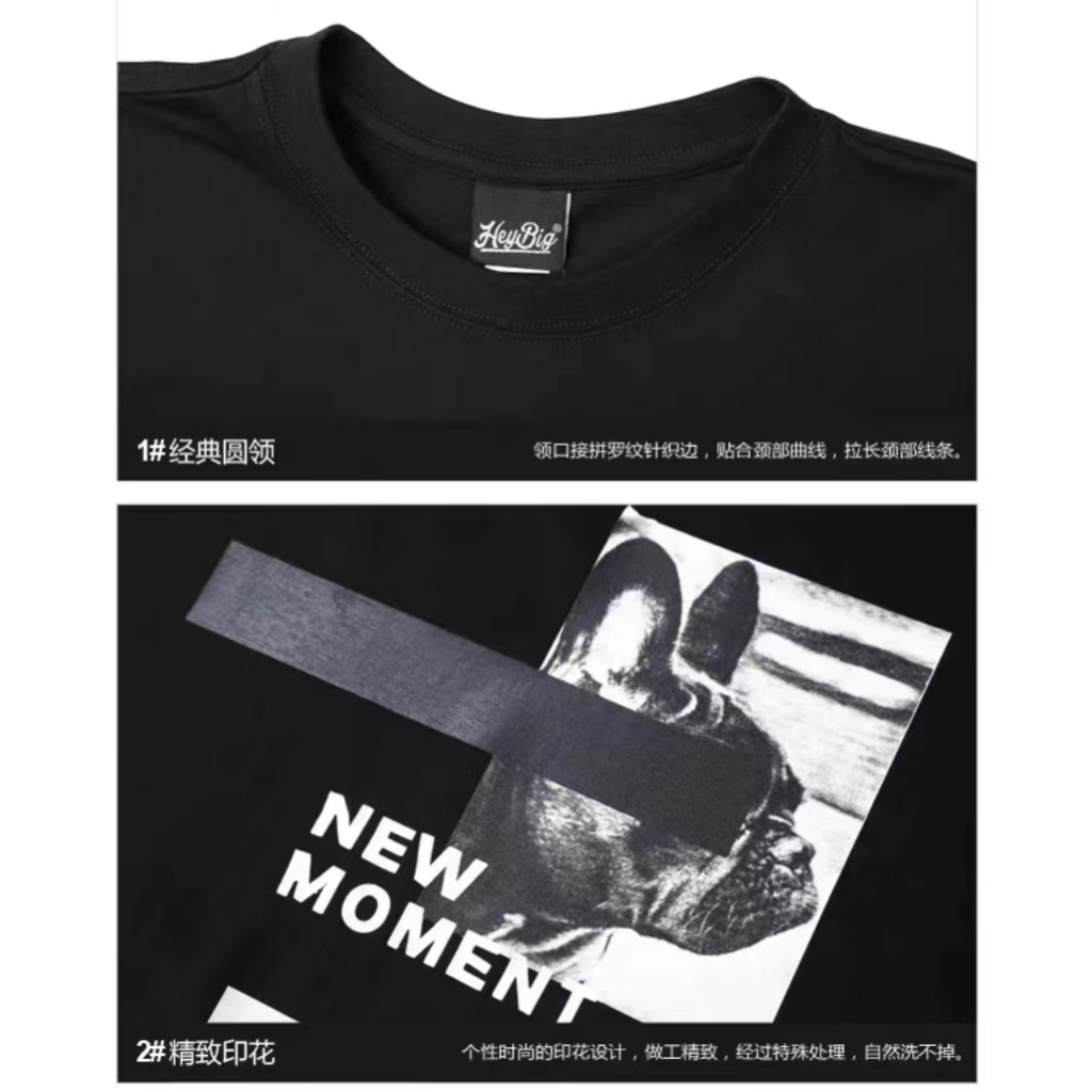 NELLY Áo Thun Cotton Tay Ngắn Dáng Rộng Thời Trang Unisex Cho Nam Và Nữ 0237