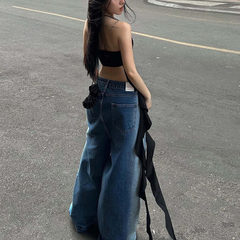 QADCOL Set Áo Hai Dây Hở Lưng Cổ Khoét Sâu + Quần short Thời Trang Đường Phố Gợi Cảm Cho Nữ Áo Ống Màu Trơn