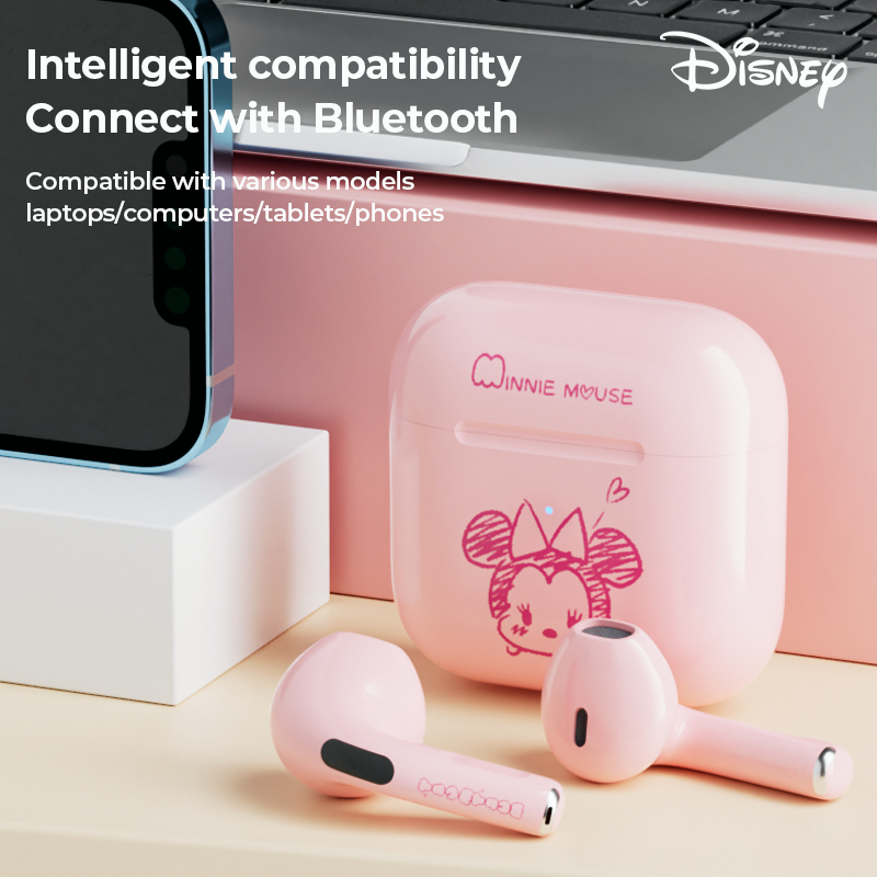 Disney FX-951B Bluetooth 5.2 TWS Tai nghe nhét tai không dây giảm tiếng ồn tiện lợi có micrô