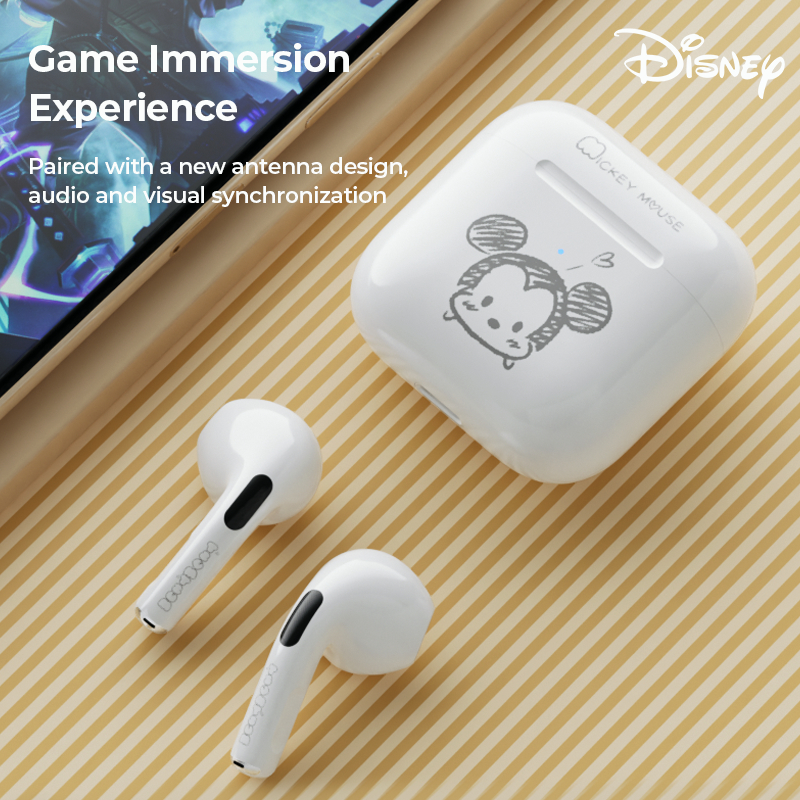 Disney FX-951B Bluetooth 5.2 TWS Tai nghe nhét tai không dây giảm tiếng ồn tiện lợi có micrô