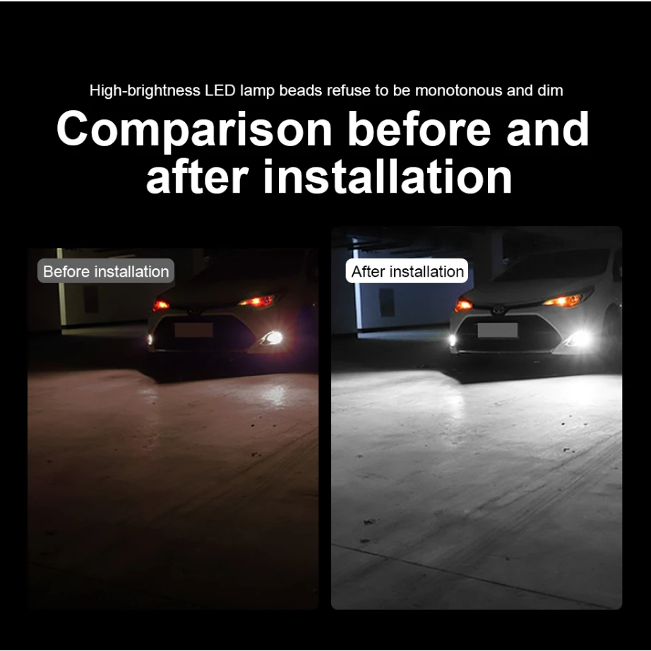 1 Cặp Đèn Pha Led H8 H9 H11 20000Lm 9005 9006 Hb3 Hb4 Chuyên Dụng Cho Xe Hơi