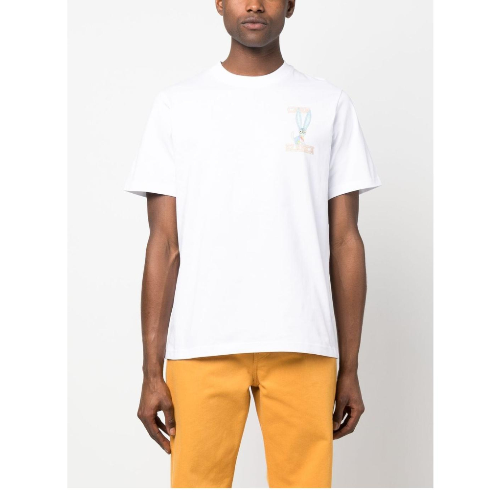Áo Thun Cotton Ngắn Tay In Họa Tiết Casablanca Thời Trang Mùa Hè Mới Cho Nam