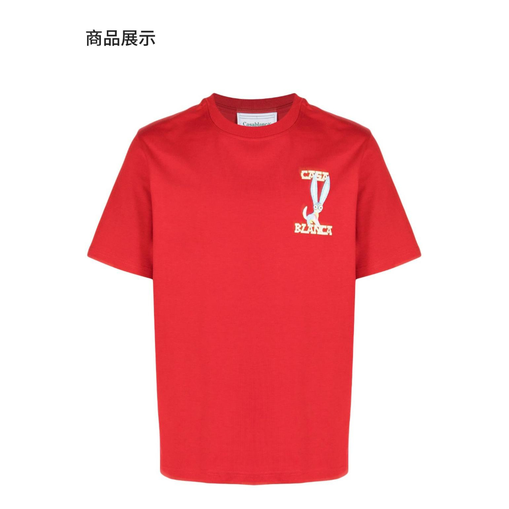 Áo Thun Cotton Ngắn Tay In Họa Tiết Casablanca Thời Trang Mùa Hè Mới Cho Nam