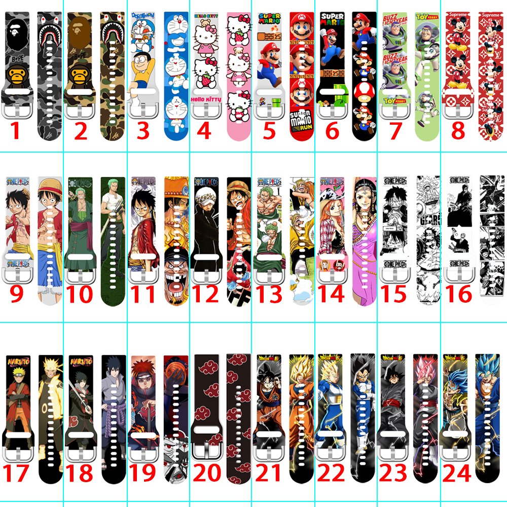 Dây Đeo Silicon Họa Tiết Rằn Ri Cho Đồng Hồ Thông Minh Samsung Galaxy Watch Active 2 44/40mm