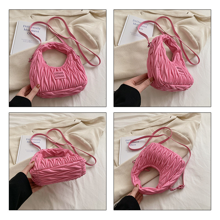 Túi Đeo Vai Màu Trơn Thời Trang Mới 2023 Cho Nữ