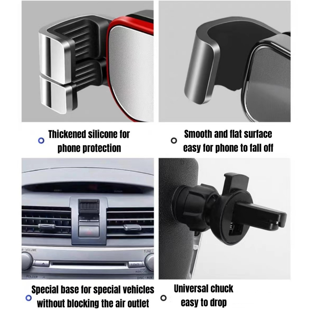 Kẹp Nhôm Giữ Điện Thoại Cho Xe Hơi Toyota Corolla CROSS 2019 2020 2021 2022 2023