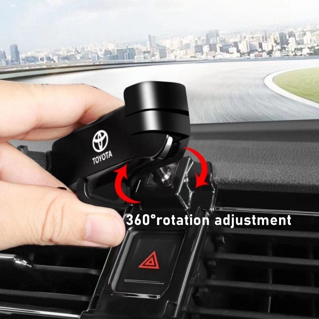 Kẹp Nhôm Giữ Điện Thoại Cho Xe Hơi Toyota Corolla CROSS 2019 2020 2021 2022 2023