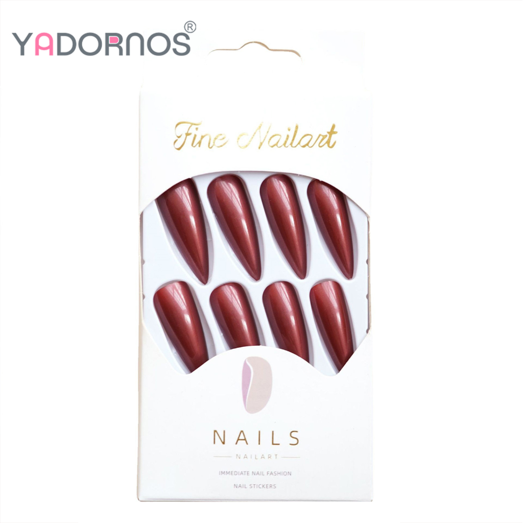 Móng Tay Giả YADORNOS Scarlet Mary Dáng Dài Mũi Nhọn