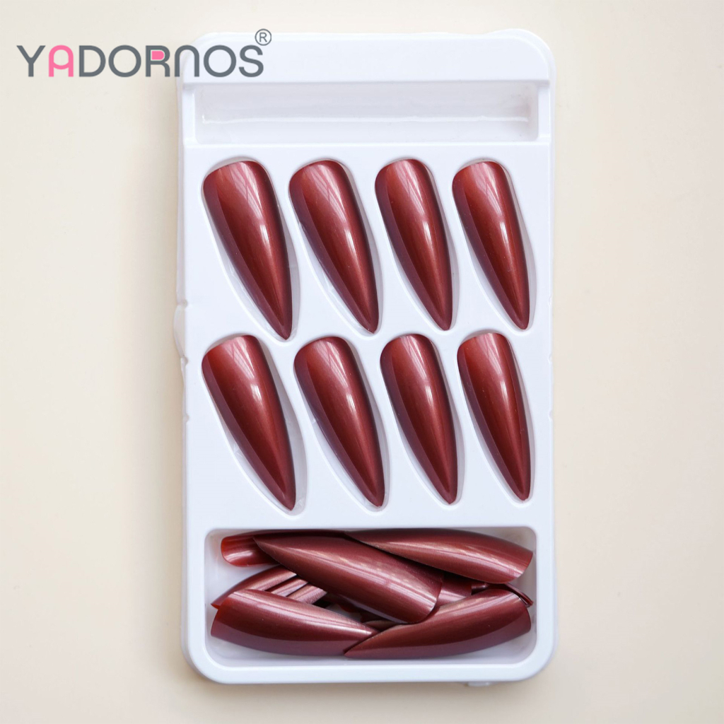 Móng Tay Giả YADORNOS Scarlet Mary Dáng Dài Mũi Nhọn