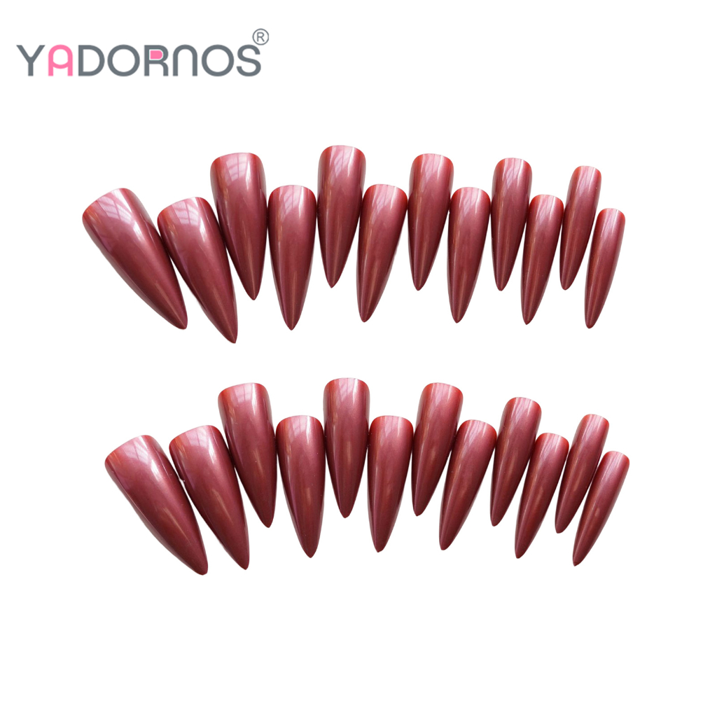 Móng Tay Giả YADORNOS Scarlet Mary Dáng Dài Mũi Nhọn