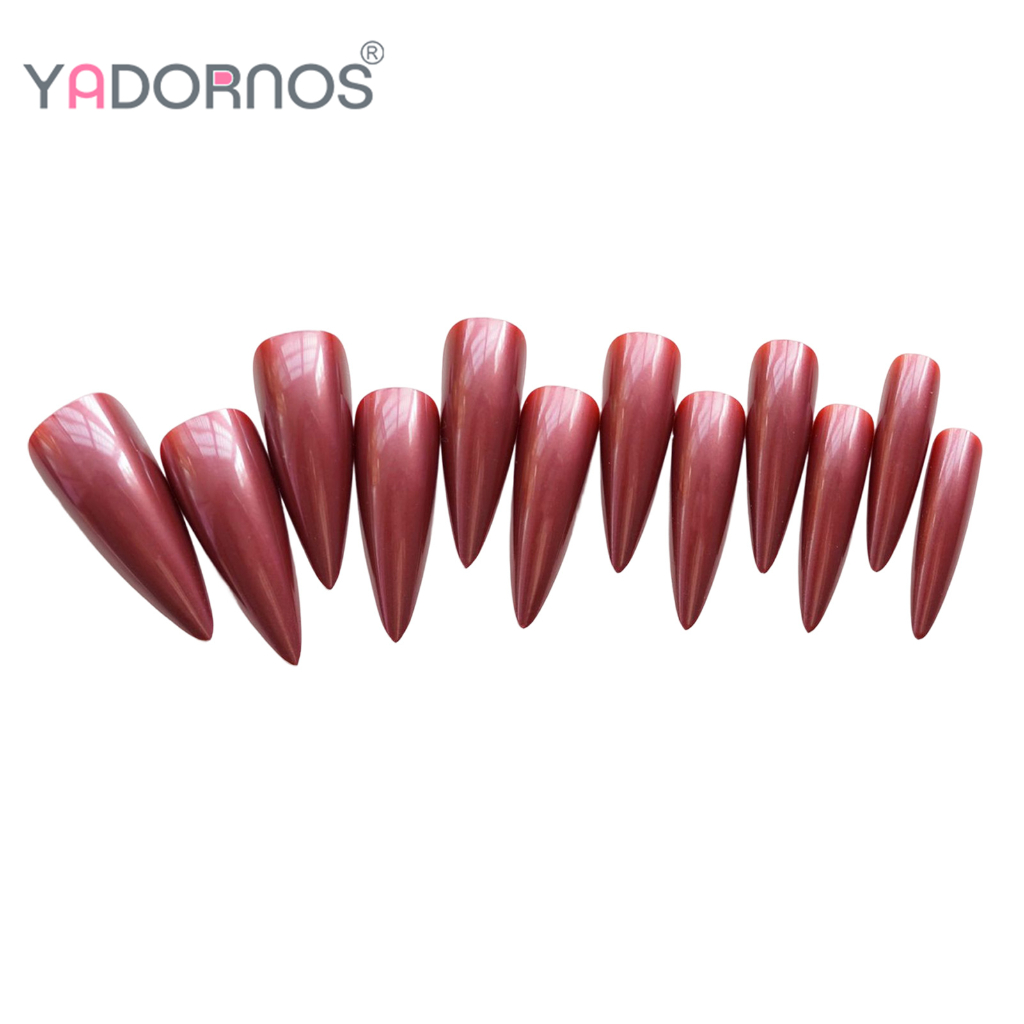 Móng Tay Giả YADORNOS Scarlet Mary Dáng Dài Mũi Nhọn