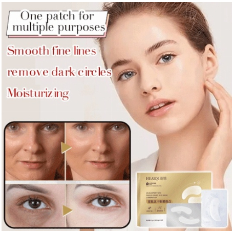 Set 5 Cặp Mặt Nạ Mắt Collagen Hyaluronic Acid Giảm Quầng Thâm Bọng Mắt Dưỡng Ẩm Làm Săn Chắc Da Chống Lão Hóa