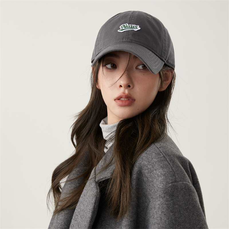 Mũ Lưỡi Trai Cotton Unisex Phong Cách Vintage Hàn Quốc