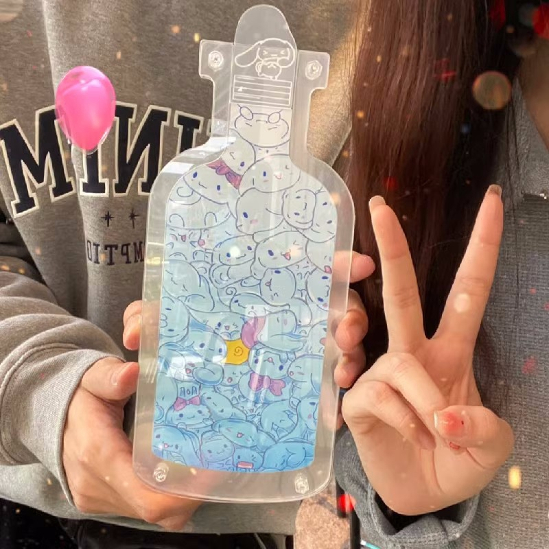 Đồ Chơi Xếp Hình DIY Thú Cưng Trong Chai Sanrio Bằng Acrylic Để Bàn Trang Trí Sinh Nhật Tốt Nhất