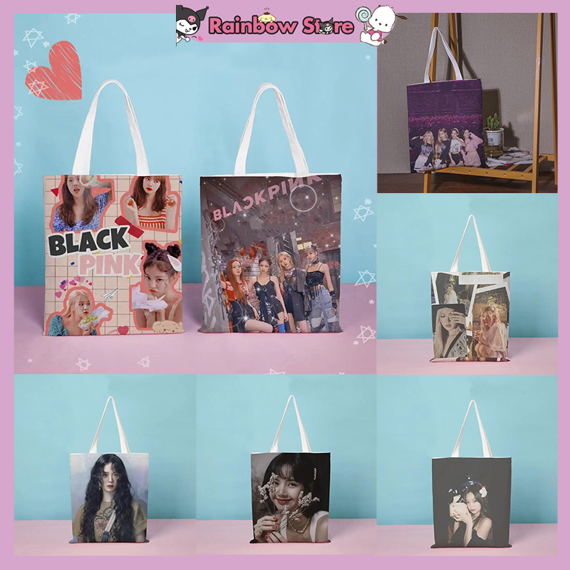 Túi Vải Canvas In Hình Nhóm Nhạc Blackpink