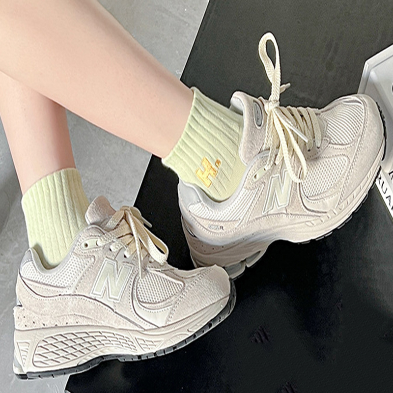 Tất cotton FHYL cổ ngắn thoáng khí phong cách thời trang Hàn Quốc