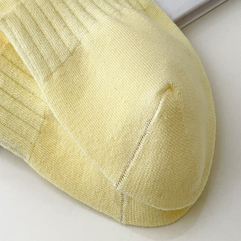 Tất cotton FHYL cổ ngắn thoáng khí phong cách thời trang Hàn Quốc