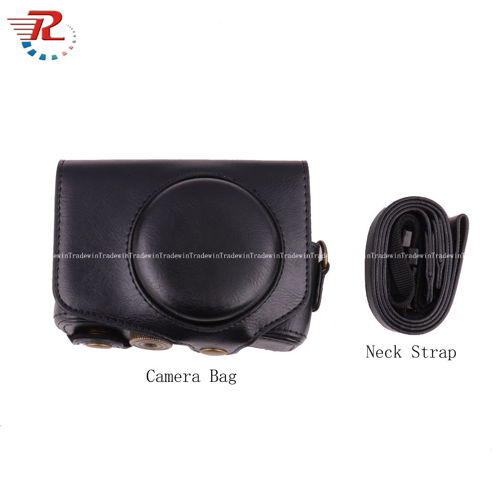 Túi Da Pu Đựng Máy Ảnh Canon SX730 Canon SX730 Kèm Dây Đeo Vai