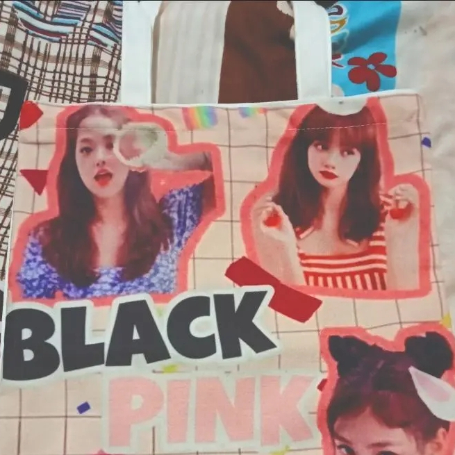 Túi Vải Canvas In Hình Nhóm Nhạc Blackpink