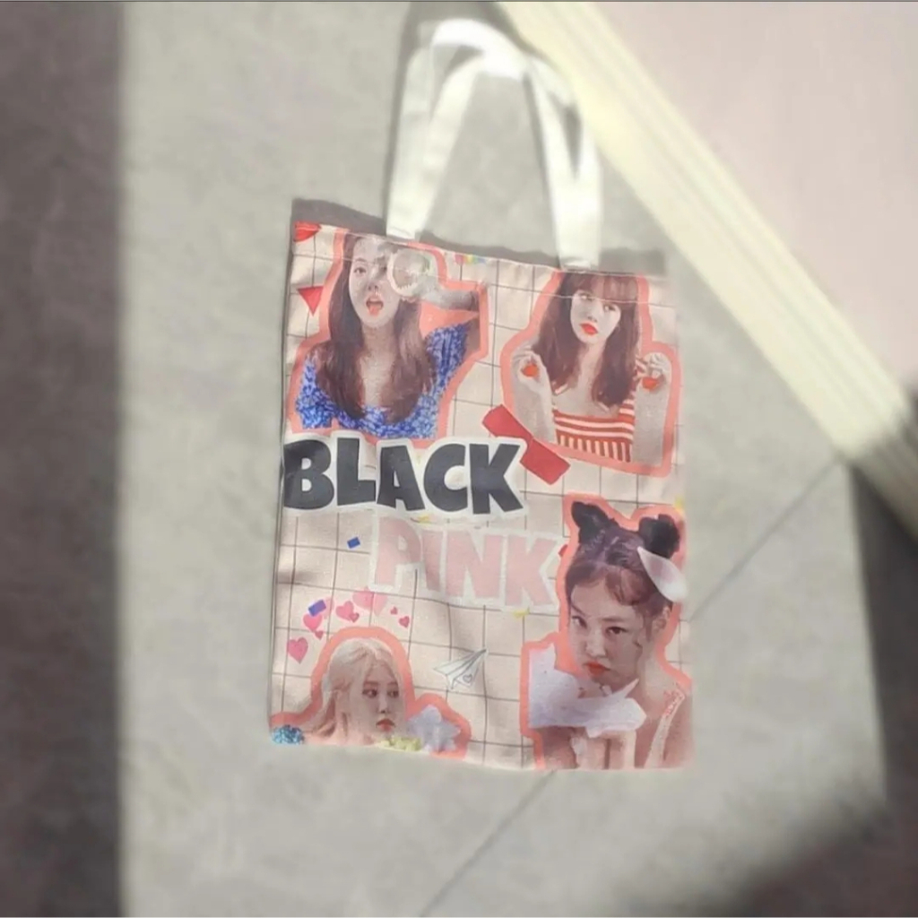 Túi Vải Canvas In Hình Nhóm Nhạc Blackpink