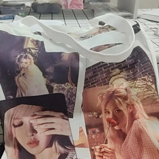 Túi Vải Canvas In Hình Nhóm Nhạc Blackpink