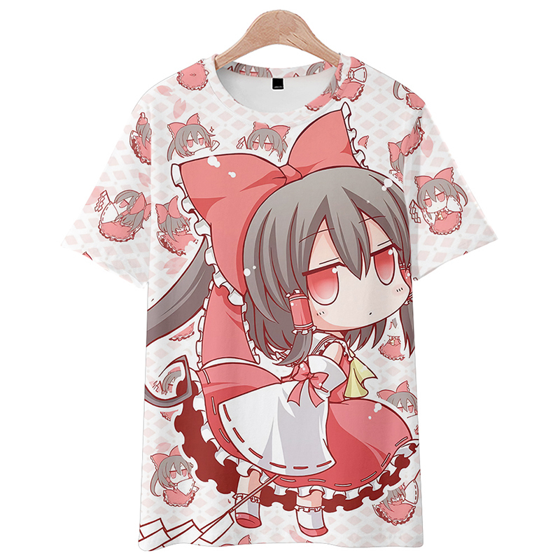 Áo Thun In Hình Hakurei Reimu Anime Touhou Project Hakurei Reimu Cho Người Lớn Và