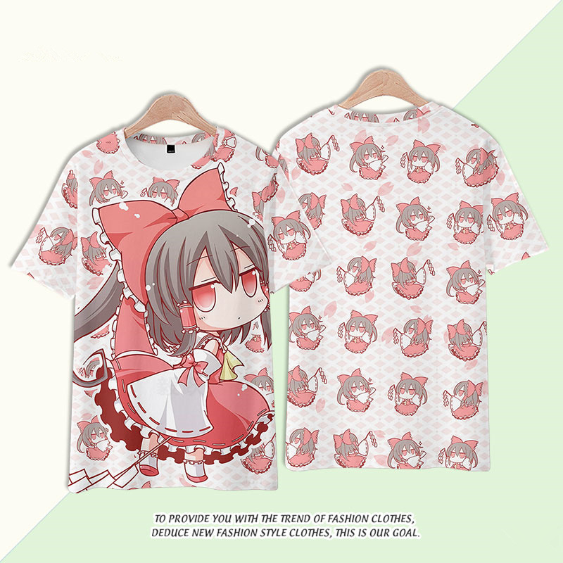Áo Thun In Hình Hakurei Reimu Anime Touhou Project Hakurei Reimu Cho Người Lớn Và