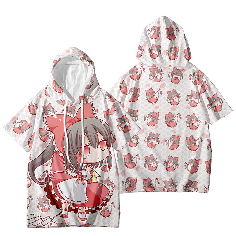 Áo Thun In Hình Hakurei Reimu Anime Touhou Project Hakurei Reimu Cho Người Lớn Và