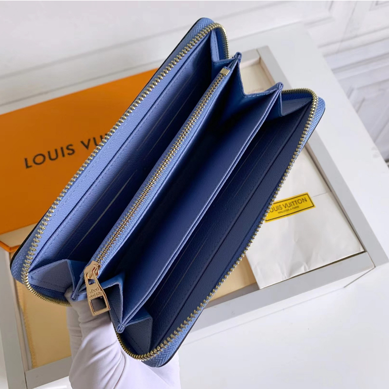 Ốp Lưng Ví Da Louis Vuitton LVM80402 Phối Khóa Kéo Thời Trang Cho Nữ