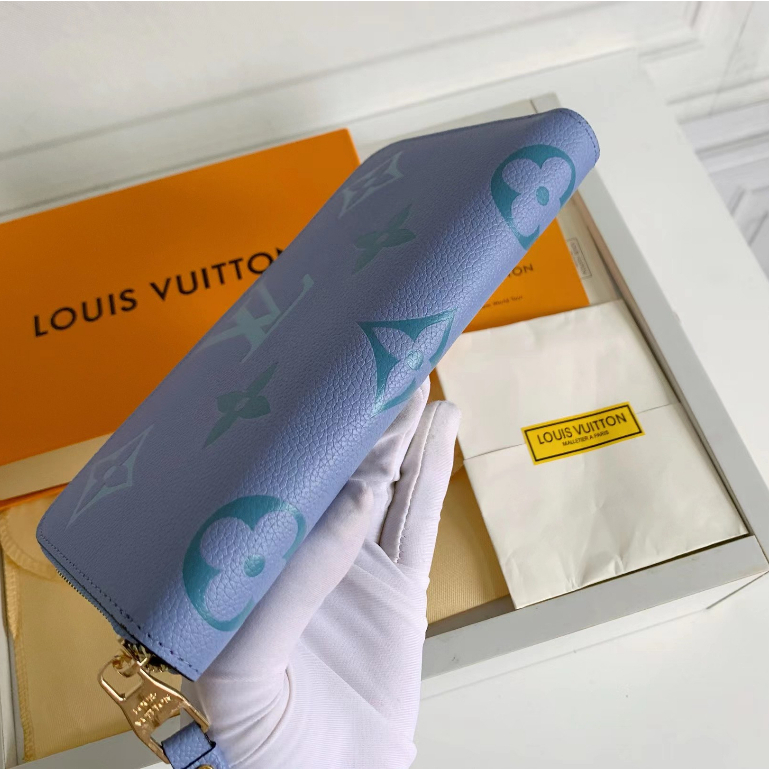 Ốp Lưng Ví Da Louis Vuitton LVM80402 Phối Khóa Kéo Thời Trang Cho Nữ