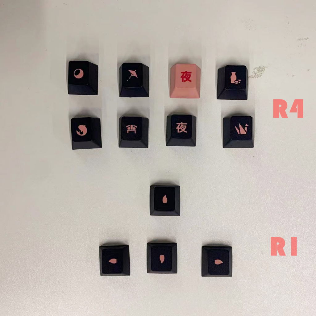 Vietnam flag keycap R4 cherry profile Bàn Phím Cơ Học DIY Phím Máy Tính R4 cherry ESC/F1-F12