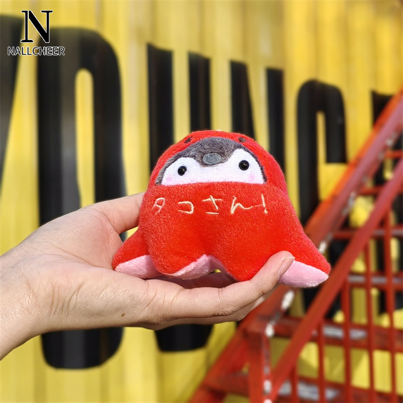 NALLCHEER Móc Khóa Chim Cánh Cụt Nhồi Bông Dễ Thương