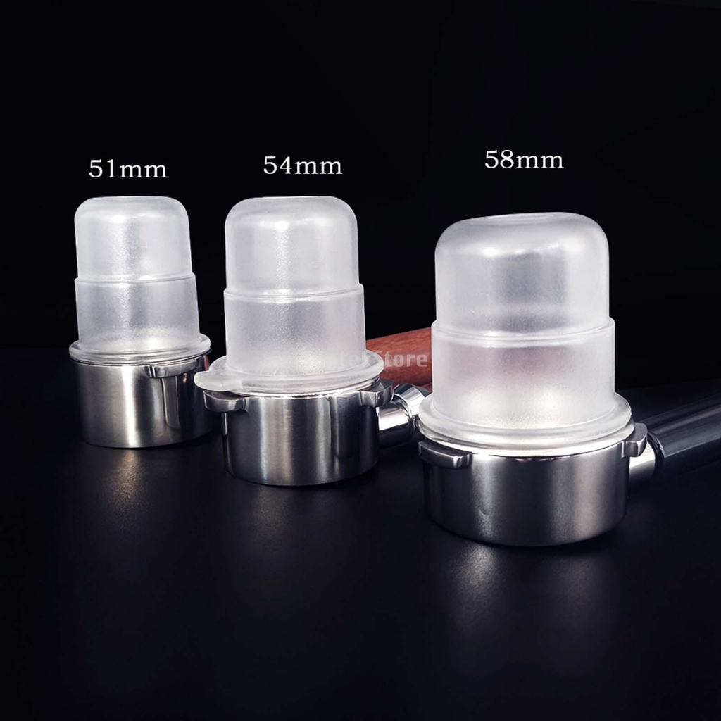 Cốc định lượng bằng nhựa SHAMJINA 51/54/58mm cho máy pha cà phê espresso bằng nhựa trong có tay cầm