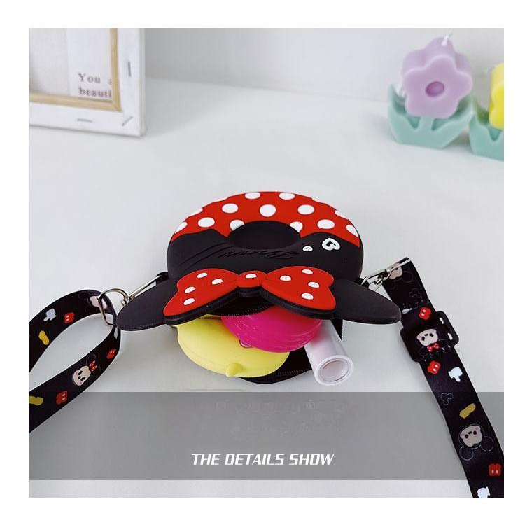 Túi đeo chéo vai trẻ em Mickey Minnie Boys Girls dễ thương