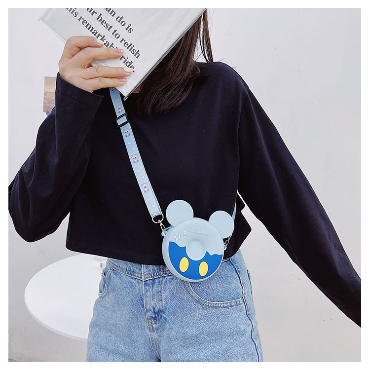 Túi đeo chéo vai trẻ em Mickey Minnie Boys Girls dễ thương