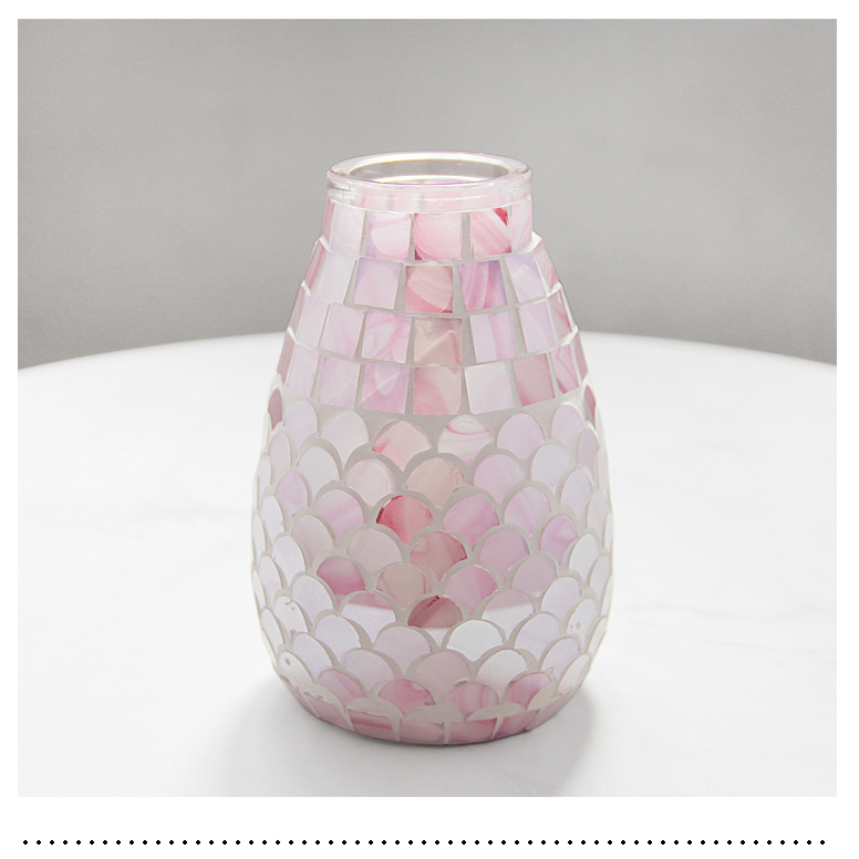 MONEY MONEY NiceOne  Bình hoa thủy tinh khảm Lọ trang trí Giá đỡ nến phòng ngủ