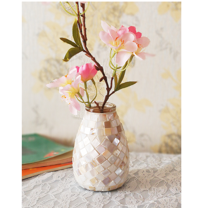 MONEY MONEY NiceOne  Bình hoa thủy tinh khảm Lọ trang trí Giá đỡ nến phòng ngủ