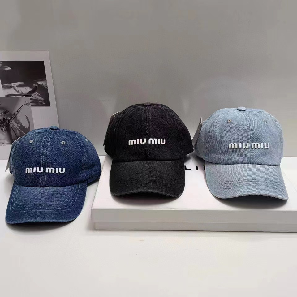 Mũ Lưỡi Trai denim Chống Nắng Tia UV In Chữ Cá Tính Cho Nam Và Nữ