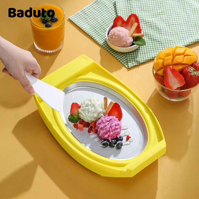 DIY Fry Ice Maker Homemade Small Children's Ice Cream Machine Unplugged Fry Ice Maker
