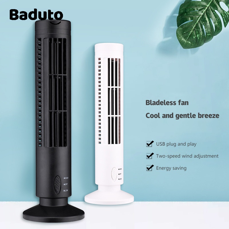 Quạt tháp USB Quạt mini để bàn Quạt không cánh Quạt USB để bàn dọc tại nhà quạt tích điện
