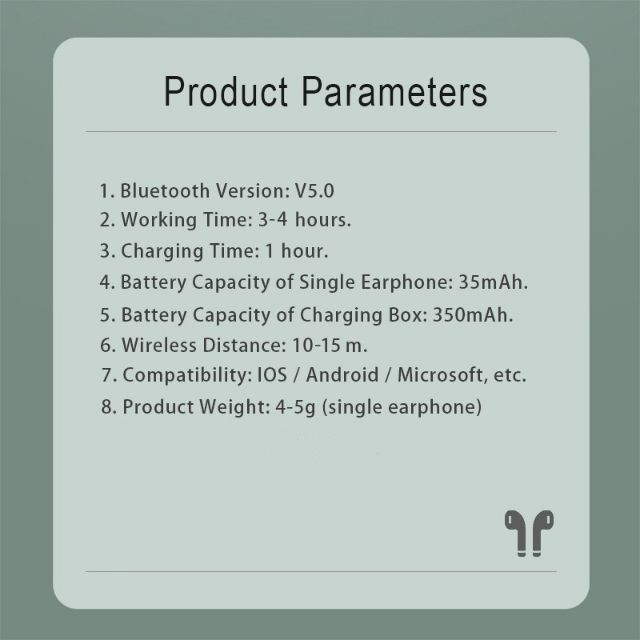 Inpods13 Tai Nghe Bluetooth Không Dây Inpods12 i12 tws v5.0 Âm Thanh HIFI Kiểu Dáng Thể Thao PRO3